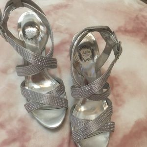 I. Miller Silver Prom Shoes